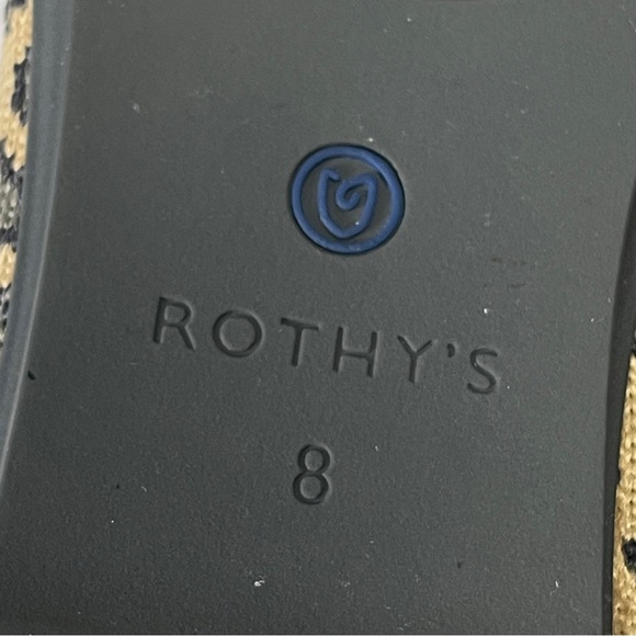 ROTHY’S animal print leopard round toe loafer ballet flexible flats shoes, sz 8 - Picture 2 of 10